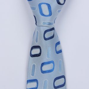 BLUE ABSTRACT BOYS TIE-0