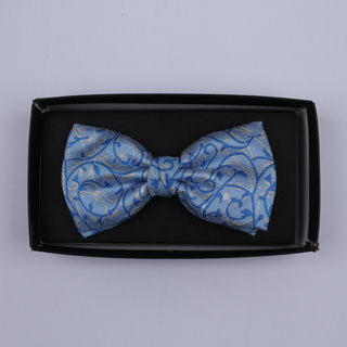 Blue/Floral Bow Tie-0