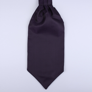 Navy Plain Poly Self-Tie Cravat-0