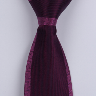 Purple Colour Block Sorrento Printed Silk Tie