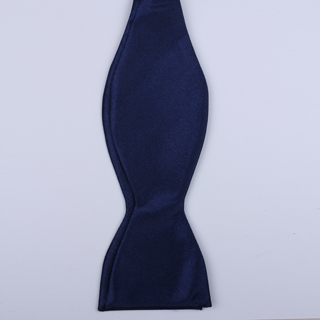 Navy Self-Tie Bow Tie-0