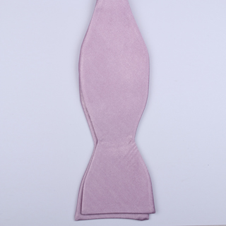 plain lilac Self-Tie Bow Tie-0