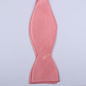 Salmon pink Self-Tie Bow Tie-0