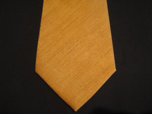 Orange XL Woven Poly Tie-0