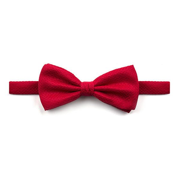 Plain Red Marcella Bow tie-0