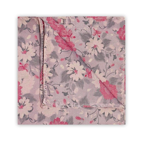 PINK/GREY FLORAL SQUARE-0