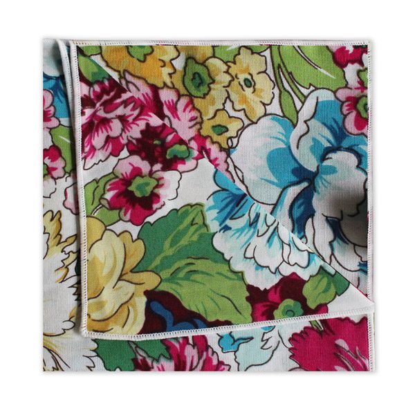 PINK/YELLOW/BLUE FLORAL SQUARE-0