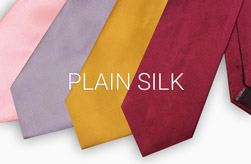 Plain Silk Ties