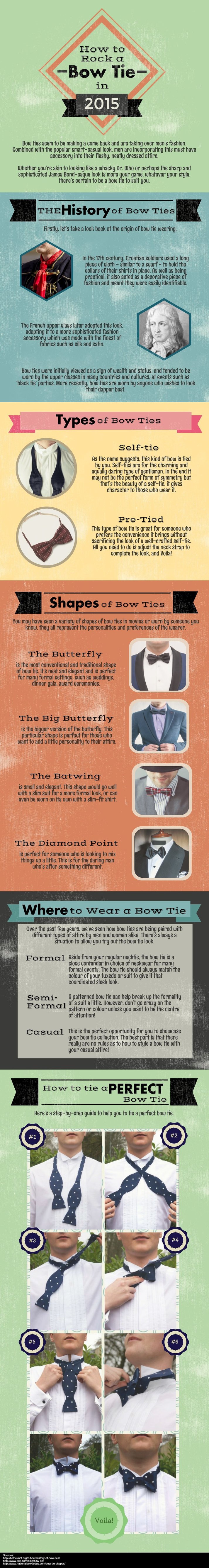 How to tie a bowtie